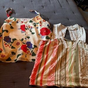 CAbi 5911 and 266 large set of 2 tank blouses